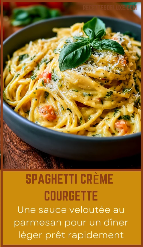 Spaghetti crème courgette : une recette rapide et savoureuse 6 Spaghetti crème courgette