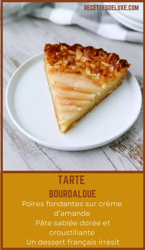 Tarte Bourdaloue