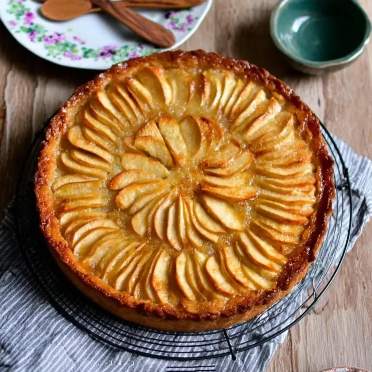 Tarte amandine aux pommes