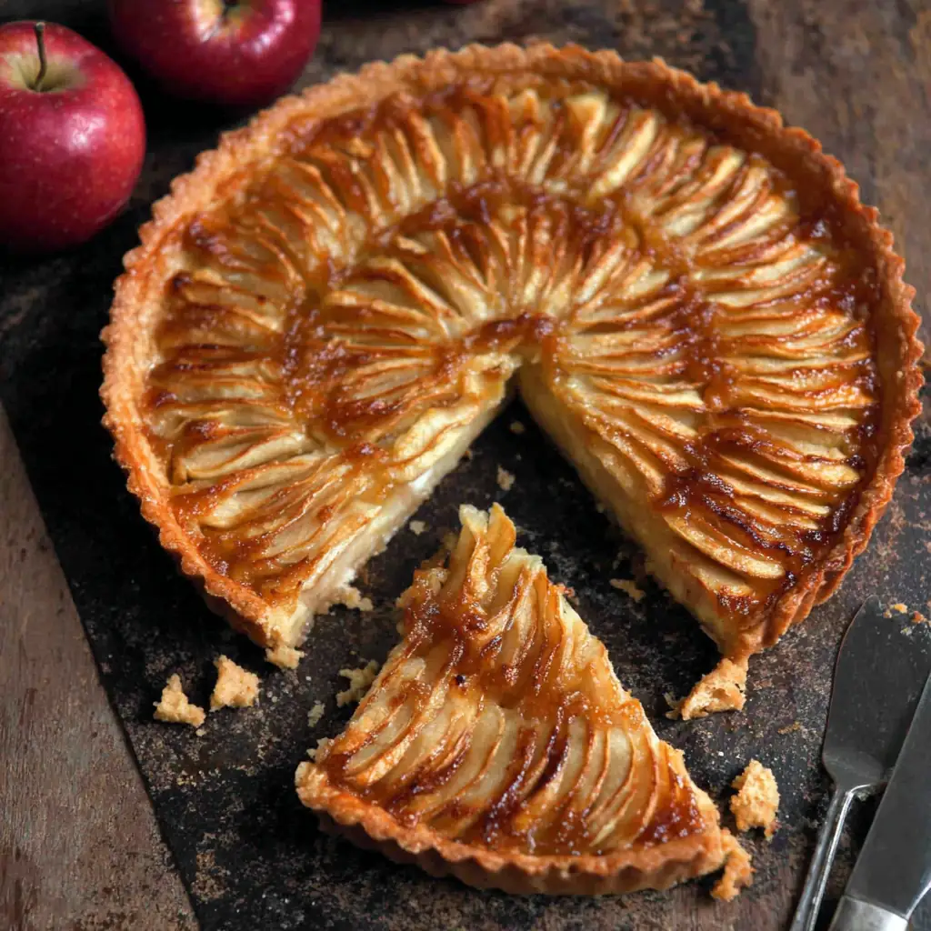 Tarte aux pommes facile et dorée, comme chez maman 4 Tarte aux pommes