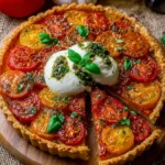 Tarte tomate pesto
