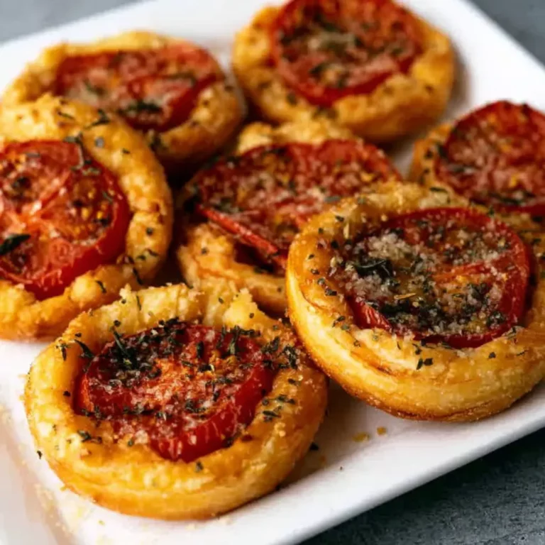 Tartelettes tomates moutarde