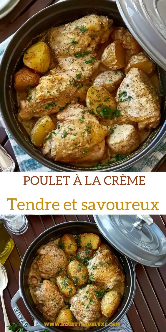Poulet à la crème