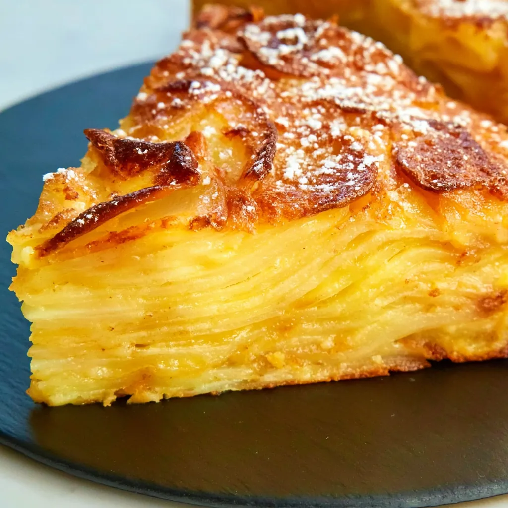 Gâteau invisible aux pommes