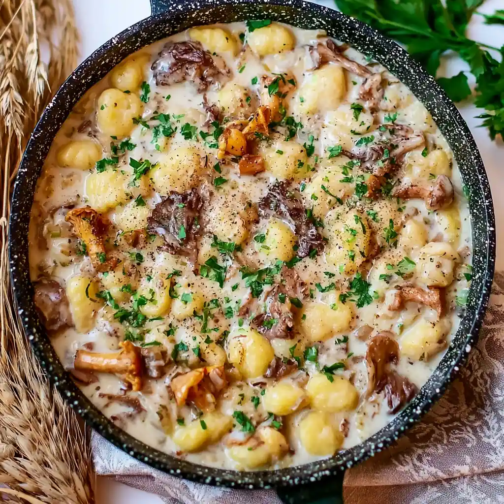Gnocchis sauce forestière