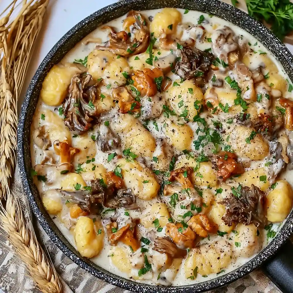 Gnocchis sauce forestière : une recette crémeuse et facile 5 Gnocchis sauce forestière