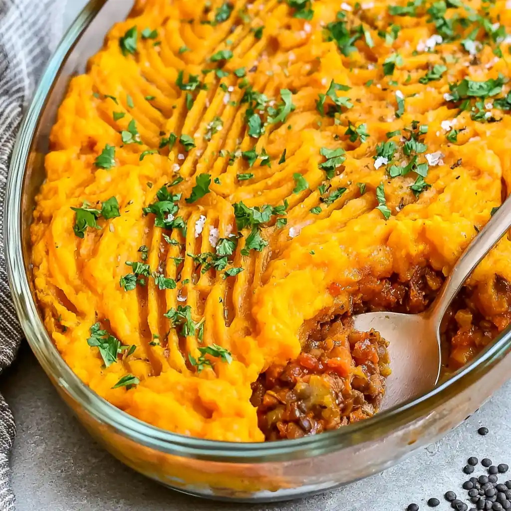 Parmentier vegan Potimarron Lentilles