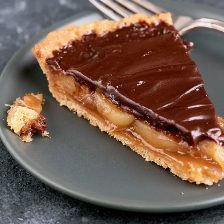 Tarte poires chocolat