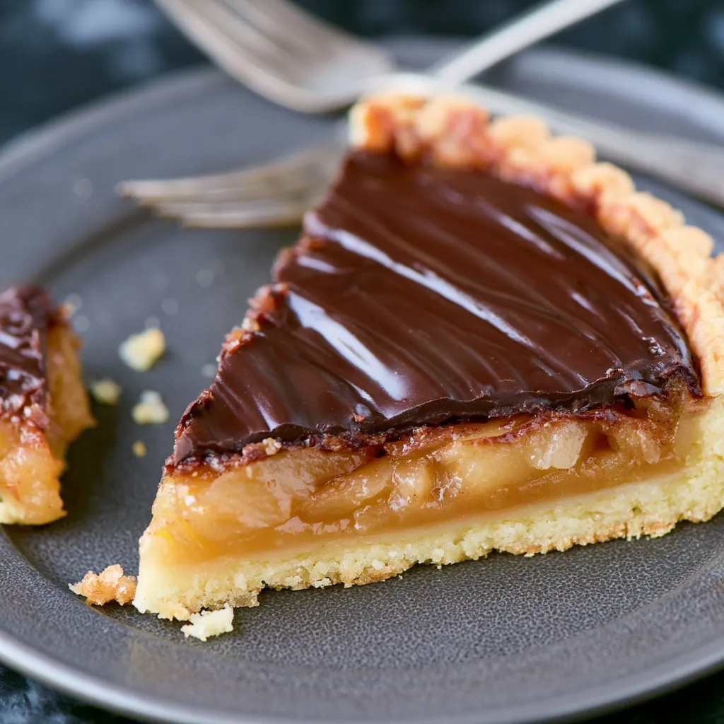 Tarte poires chocolat